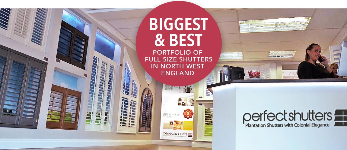 Visit the Perfect Shutters Showroom, Allerton Road, Liverpool